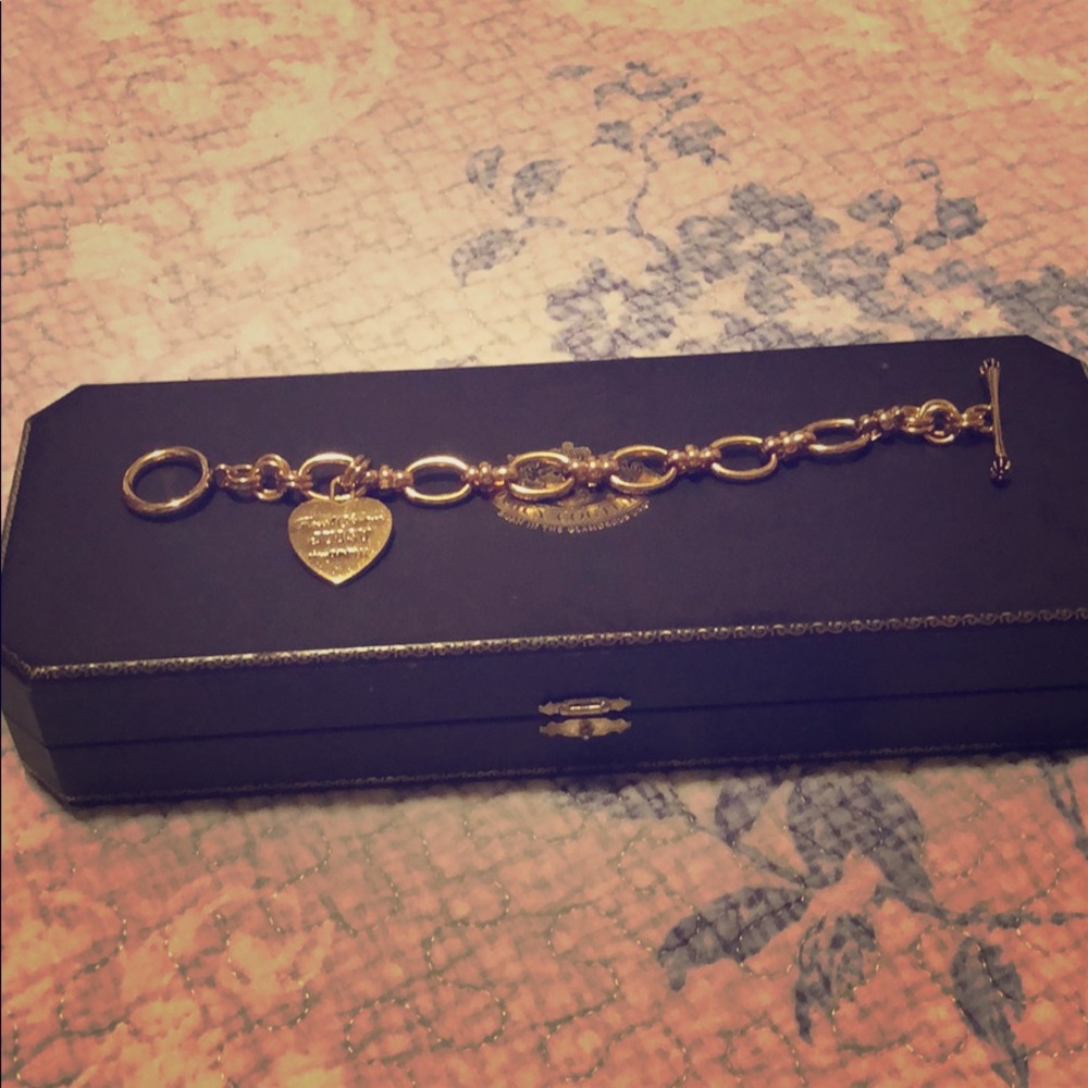 Gold Juicy Couture bracelet